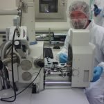 In the clean room at the Unversity of Maryland.