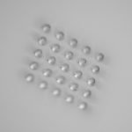The bottoms of these blind micro-holes have a diameter of 150 μm and are flat to within 5 μm.