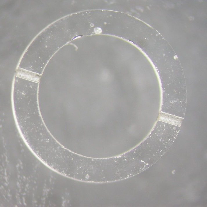 Micro-channels in sapphire