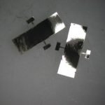 The tabs on this sensor are joined to the main body with 75 µm wide struts.