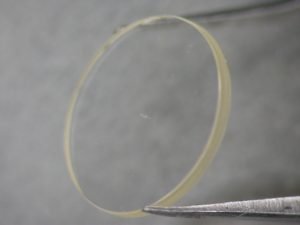 50 μm micro-nozzle in a sapphire disc