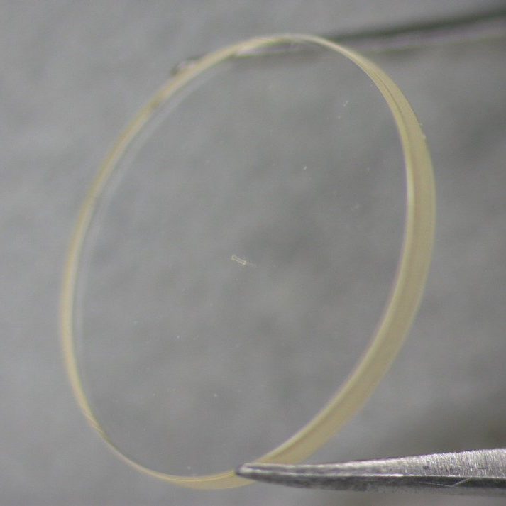 50 μm micro-nozzle in a sapphire disc