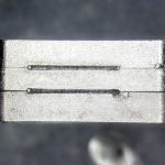 Like all proper welds, this laser weld is stronger than the surrounding material.