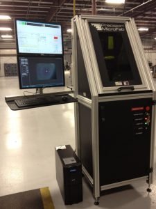 This system features a top of the line computer with the latest motion control software, applications specific custom motion controls, and a control arm with dual vertical mounted monitors.